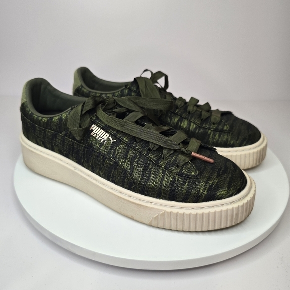 ⭐️40% Off⭐️ Puma Womens Basket Vr Platform Sneakers - Picture 8 of 15